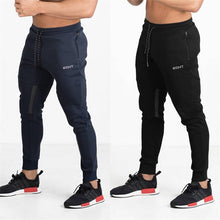 Load image into Gallery viewer, Men Gyms Pants 2019 Casual Elastic Cotton Mens Fitness