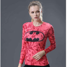 Load image into Gallery viewer, Superman T-shirts Women Long
