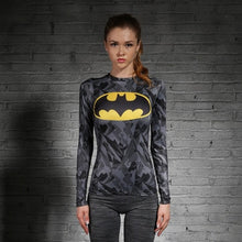 Load image into Gallery viewer, Superman T-shirts Women Long
