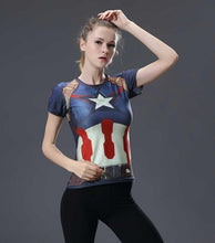 Load image into Gallery viewer, Heroes T Shirt Women