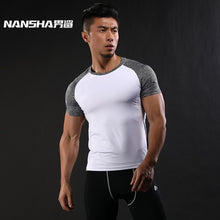 Load image into Gallery viewer, Slim Fit Tees Men Patchwork T-Shirts