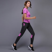 Load image into Gallery viewer, Women  Running Fitness Shirt+Pants