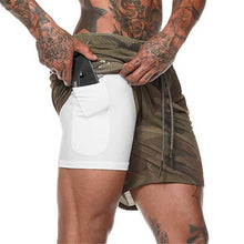 Load image into Gallery viewer, Men's 2 in 1 Running Shorts Mens Sporting Shorts Quick Drying
