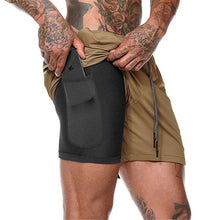 Load image into Gallery viewer, Men's 2 in 1 Running Shorts Mens Sporting Shorts Quick Drying